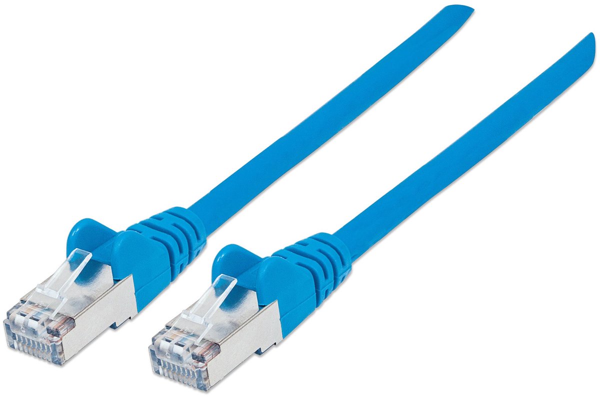 Intellinet -350778- 5m - CAT6a - netwerkkabel S/FTP (S-STP) - Blauw