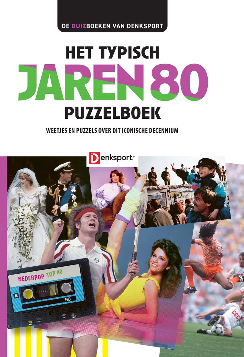 Denksport Puzzelboek - Het Typisch Jaren 80 Puzzelboek - Denksport