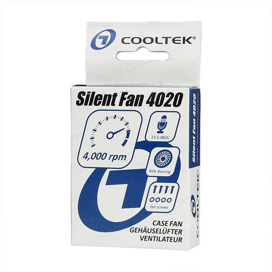 koeler Cooltek Silent Fan 40*40*20 4000RPM