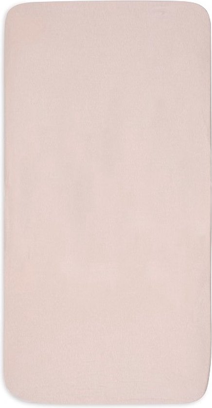 Hoeslaken in de kleur wild rose, van zachte jersey stof.