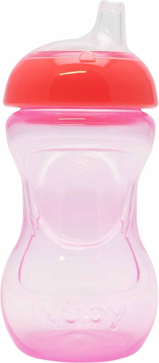 Goedkoopste Nuby Beker Mini Easy Grip Roze 180ml 4mnd