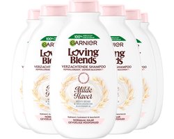 Garnier Loving Blends Milde Haver Verzachtende Shampoo Voordeelverpakking - Normaal Haar, Gevoelige Hoofdhuid - 6 x 300ml