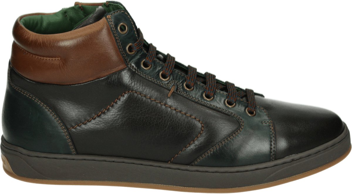 Galizio Torresi - 423038 - Vrije tijd half-hoogHeren veterschoenHeren sneakers - Kleur: Bruin - Maat: 40