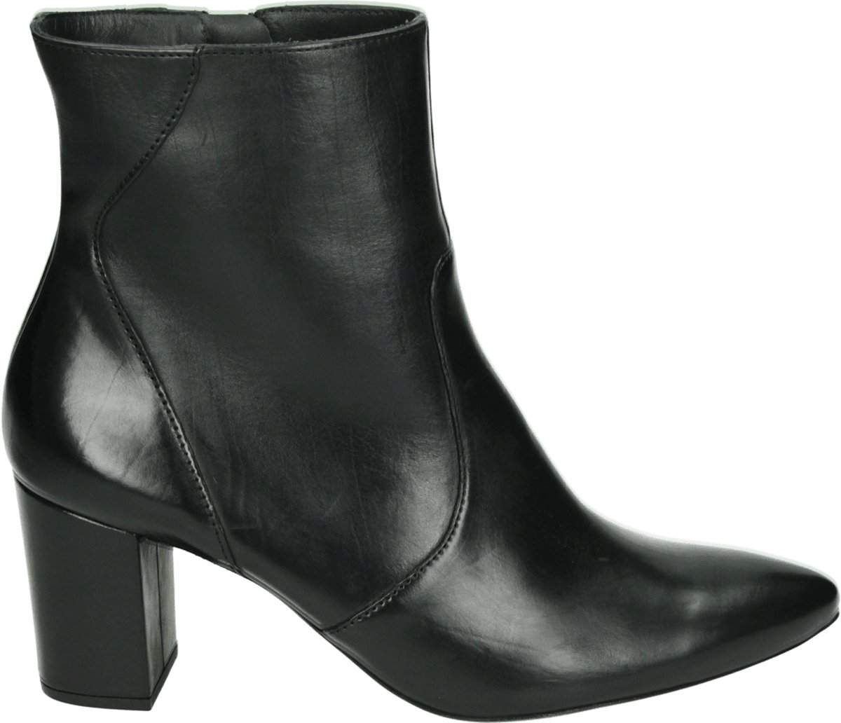 Paul Green 8050 Enkellaarsjes - Enkelboots met rits - Dames - Zwart - Maat 38