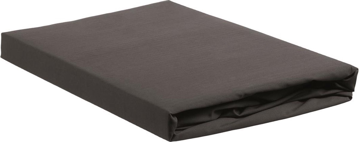 Beddinghouse - Percale Katoen - Topper Hoeslaken - 90x210 cm - Antraciet
