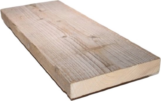 Steigerhouten plank, Steigerplank 50cm (2x geschuurd) | Steigerhout Wandplank | Steigerplanken | Landelijk | Industrieel | Loft | Hout |