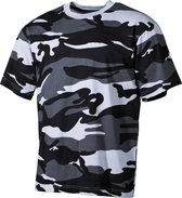 MFH US T-Shirt - Skyblue camouflage - 170 g/m² - MAAT XXL