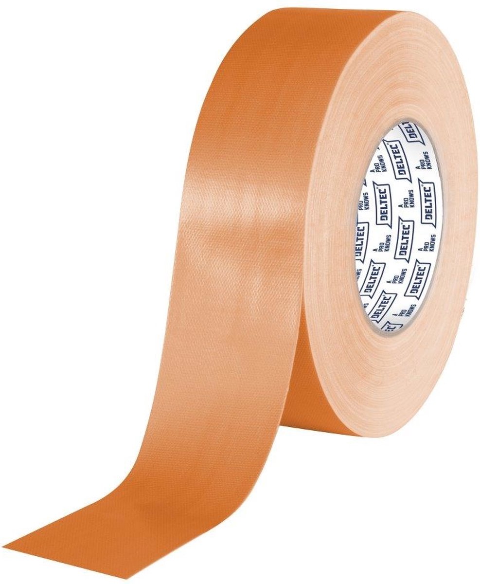 Deltec Gaffer Tape Pro 50mm x 50m Oranje