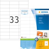 Herma Premium Etiketten 70x25,4 100 Vel DIN A4 3300 stuks 4455