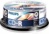 Philips CR7D5NB25 - CD-R 80Min - 700MB - Speed 52x - Spindle - 25 stuks