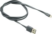 Canyon MFI -3 bliksem naar USB -kabel 12W 1mtr donkergrijs - iPad/iPhone - Gegevenskabel - MFI Lightning naar USB - 12Watt Power