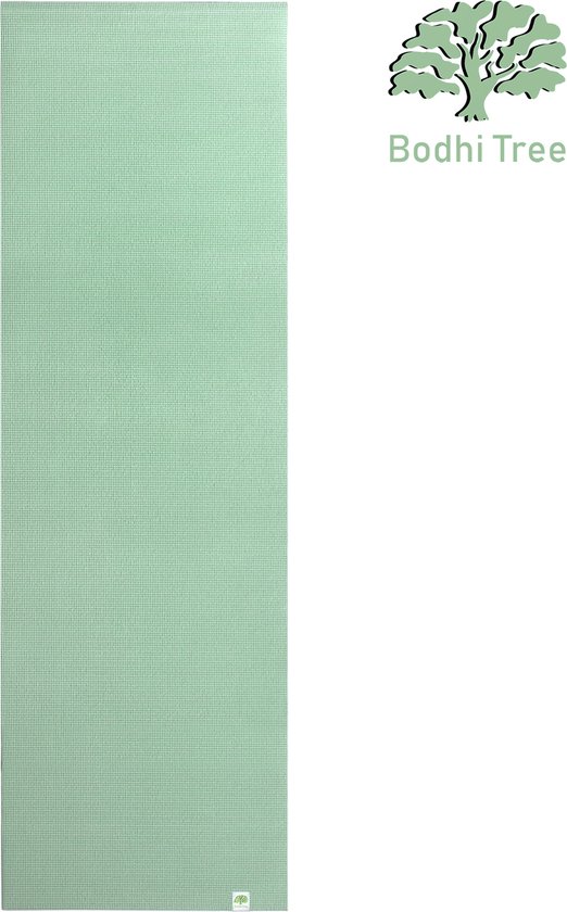 Bodhi Tree® Yogamat 6mm - 183x61cm - Studio Yoga Mat Extra Dik - Anti slip Yogamatten met Draagriem Riem - Fitnessmat Sportmat - Groen van Bodhi Tree® — afbeelding 4