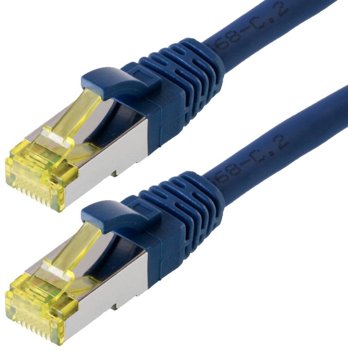 Cat6a S/FTP PIMF LSZH Blauw 20 meter - Netwerkkabel - Computerkabel - Kabel