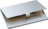 Sigel visitekaartjes houder - aluminium - voor 15 kaartjes - SI-VZ135