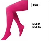 10x Maillot roze in 2 maten - mt.S-M en L-XL - Piet Sinterklaas evenement thema feest festival kou