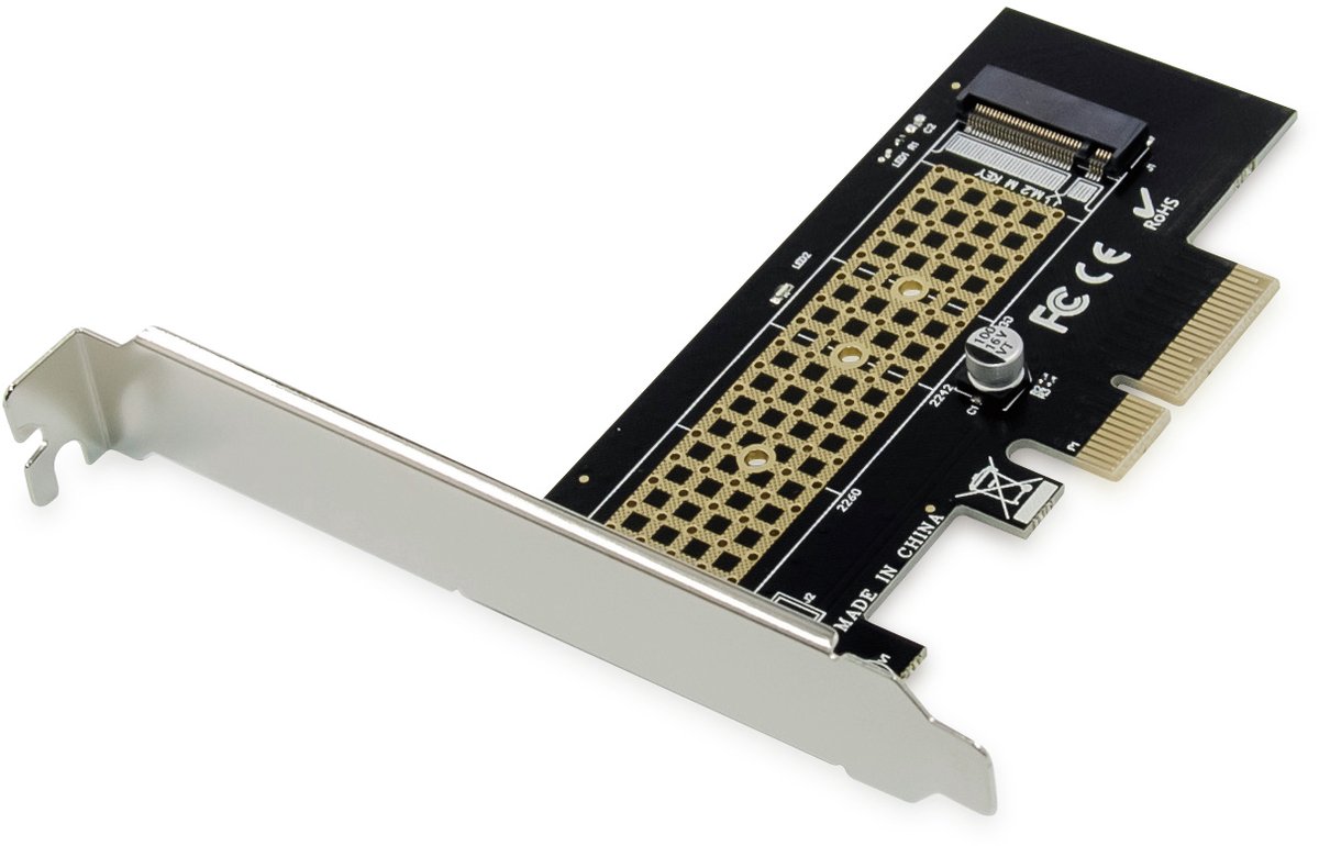 Conceptronic EMRICK M.2-NVMe-SSD-PCIe-Adapter PCI Express kaart PCIe