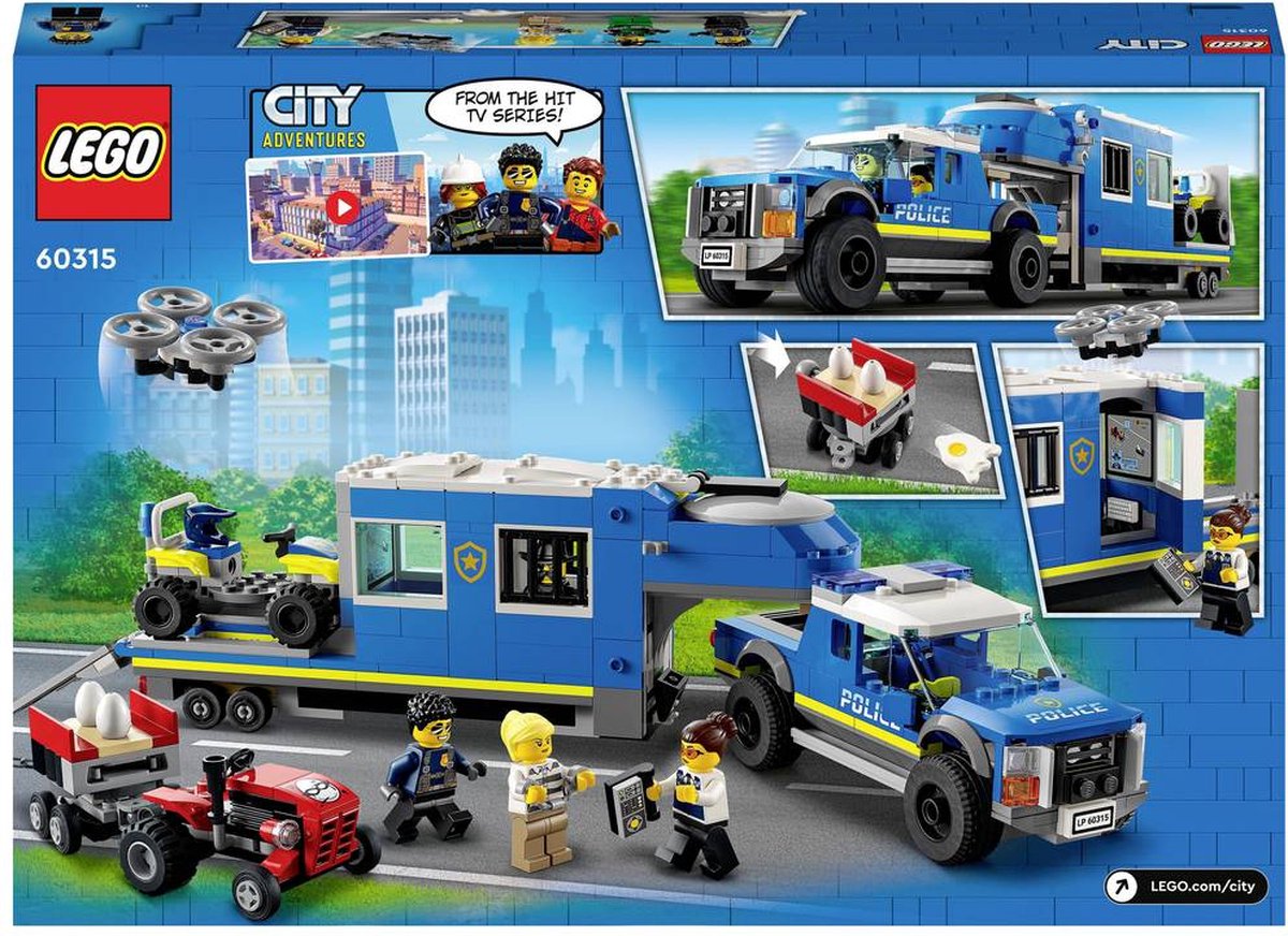 LEGO City Mobiele Commandowagen Politie - 60315 | bol.com
