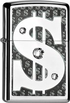 Aansteker Zippo Dollar Sign Bling
