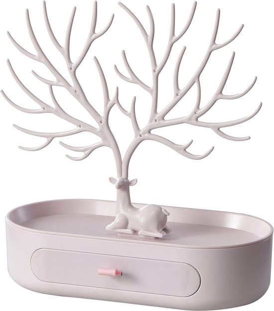 Gewei sieradenstandaard, halsketting opslag, sieradenhouder met laden, oorbelhouder, armbandstandaard, sieradenboom, kettingstandaard, oorbelstandaard, sieradenhouder, ideaal kerstcadeau voor dames Gewei sieradenstandaard, halsketting opslag, sieradenhouder met laden, oorbelhouder, armbandstandaard, sieradenboom, kettingstandaard, oorbelstandaard, sieradenhouder, ideaal kerstcadeau voor dames