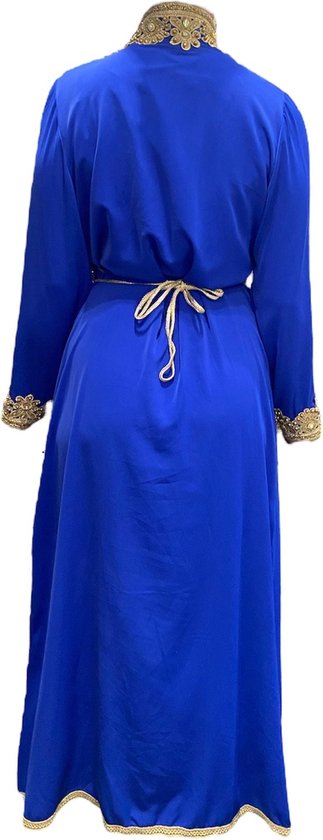 Robe de soirée Takchita | Robe femme 3 pièces | Bleu