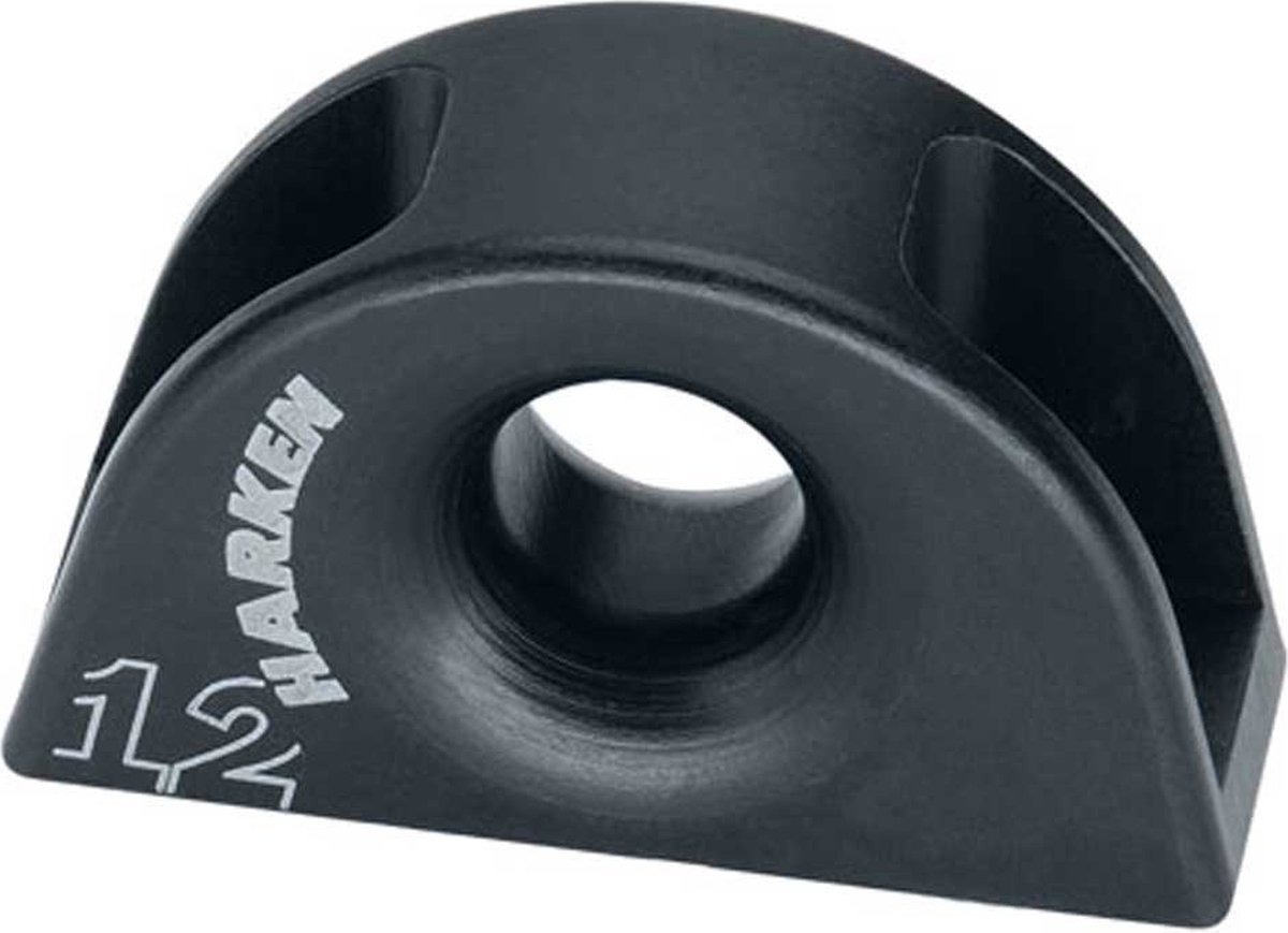 Harken Down Fairlead 12 Mm Kabelwartel Met Enkele Bout Zwart