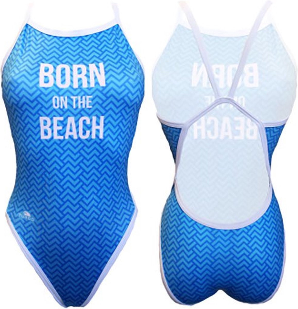 Turbo Revolution Born On The Beach Zwemkleding Blauw L Vrouw Royal