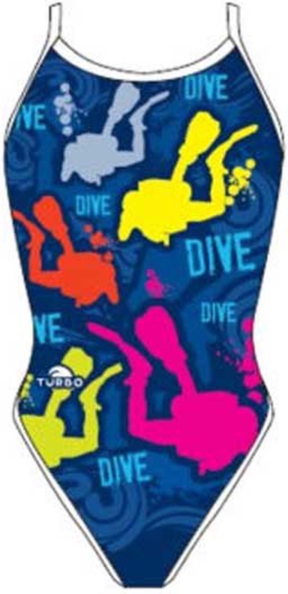 Turbo Dive 2016 Revolution Zwemkleding Blauw L Vrouw Royal