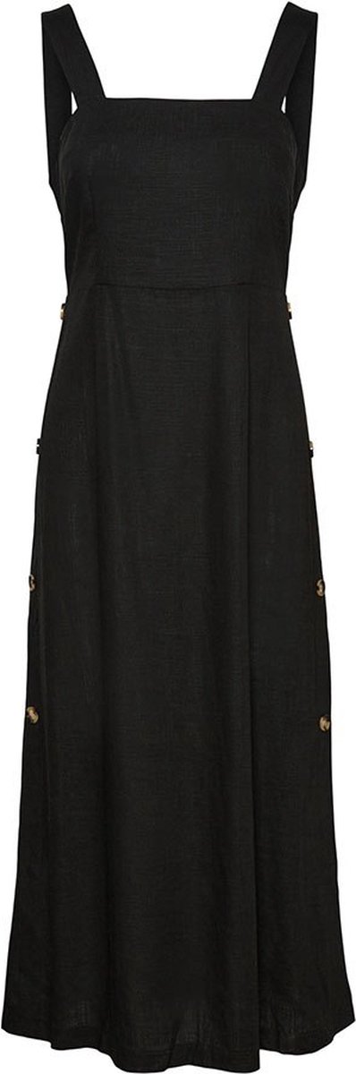 Vero Moda Kalla 7/8 Lange Jurk Zonder Mouwen Zwart L Vrouw