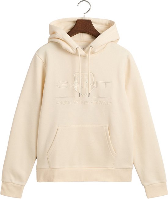 Gant Reg Tonal Shield Capuchon Beige XS Vrouw