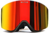 BLITZZ® - Impact Collection - Ski- Snowboard Bril - No Edge - Oranje - Magnetische Lens - Inclusief Opbergbox - One Size
