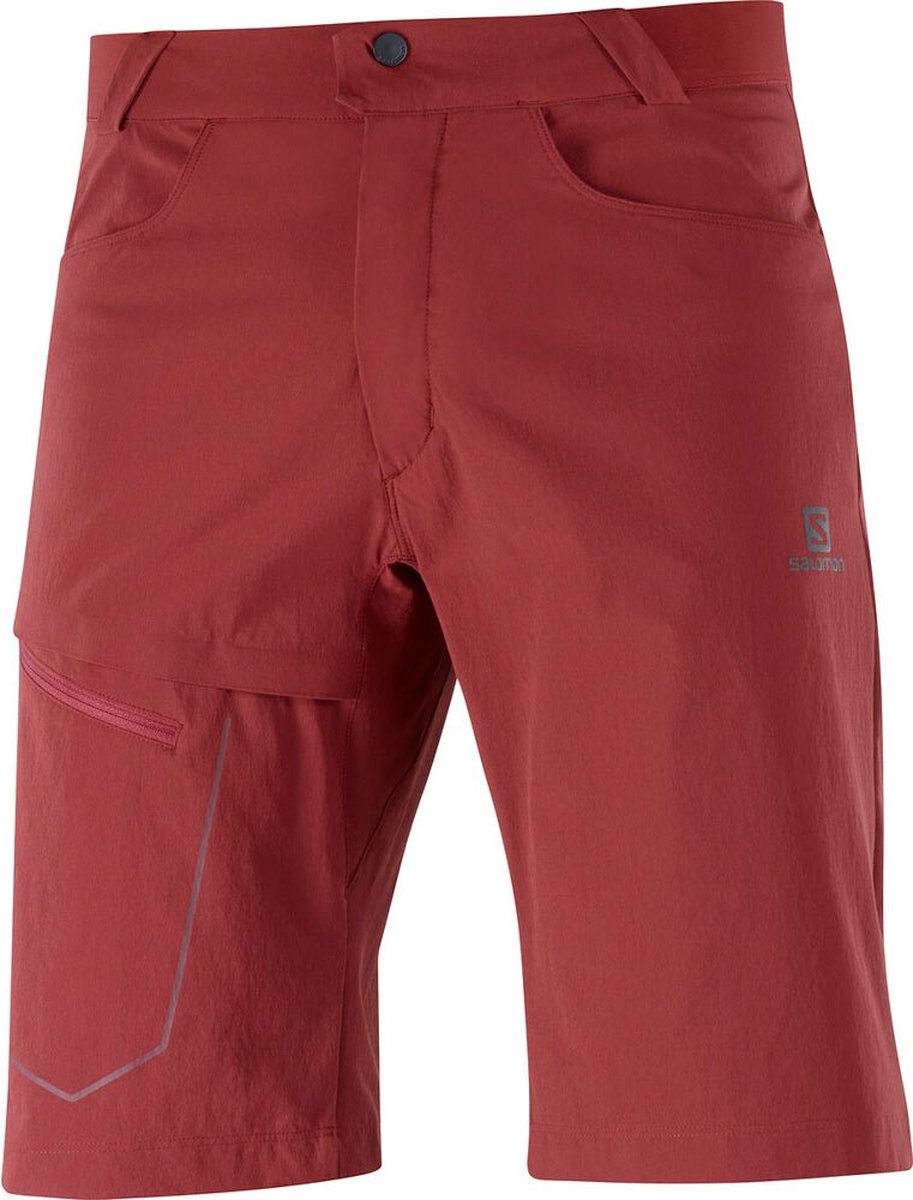 Salomon Wayfarer Korte Broek Rood 48 Man
