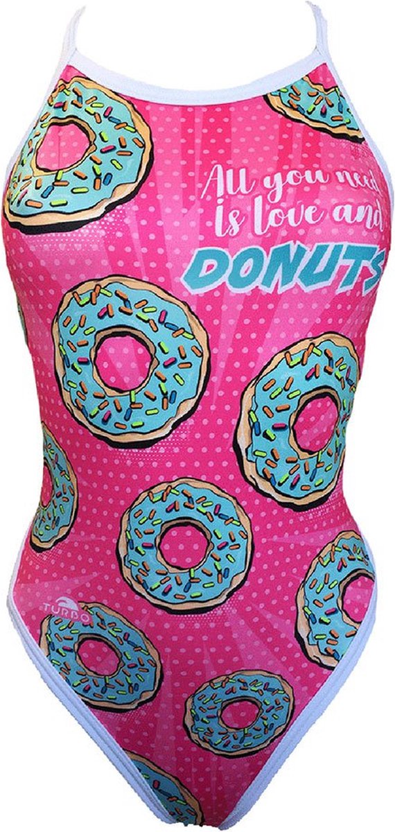 Turbo Comic Donut Revolution Zwemkleding Roze 4XL Vrouw Pink