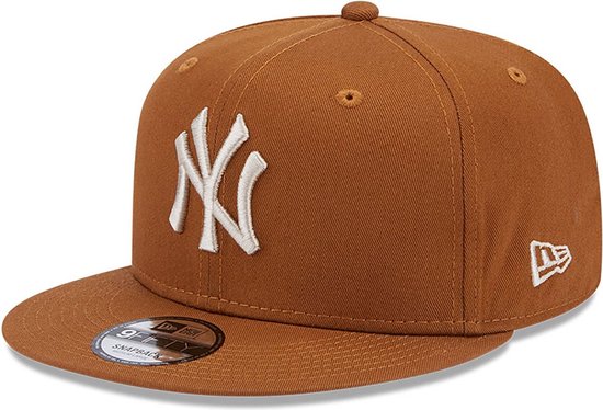 Casquette Snapback 9FIFTY marron essentiel de la Ligue des Yankees de New York TAILLE : S/ M