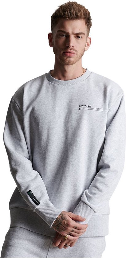 Superdry Studios Rcycl Micro Top Sweatshirt Grijs XS-S Man