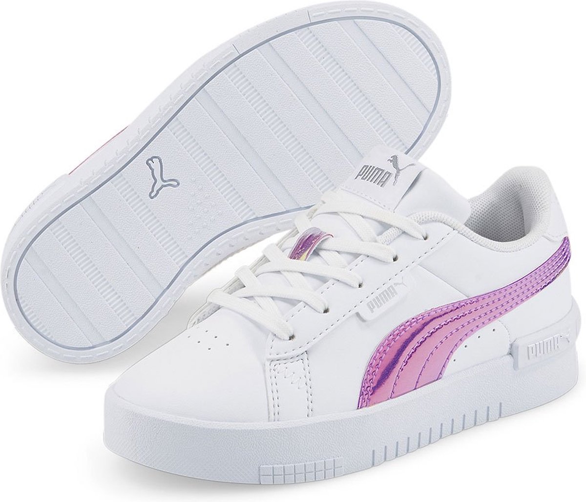 Puma Jada Holo Ps Schoenen 1/2 Meisje Zilver