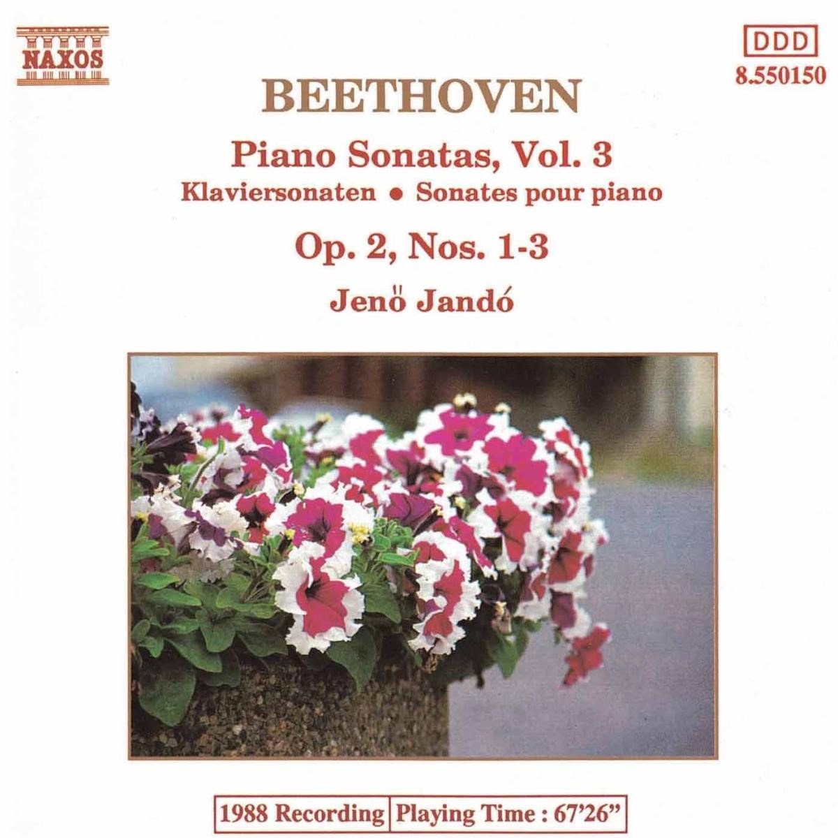 Jeno Jandó - Beethoven: Piano Sonatas 3 (CD)