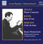 Benno Moiseiwitsch, Philharmonia Orchestra, Constant Lambert - Piano Concerto/Jeux d'Eau/Clair de Lune (CD)