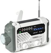Radio Op Batterijen - Draagbare Radio - Noordadio - Wit | Grijs