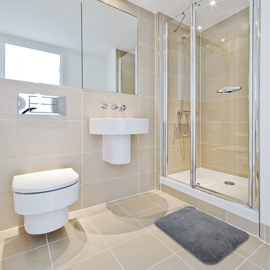 Houten Badmat Gladde Houten Badkamermat voor Gebruik Binnen en Buiten, Zwaar Uitgevoerde Houten Badmat Voetpaneel, Latten Splitsen Vlonder Vloermat voor Douche (Size : 50 x 90 cm (19 3/4 x 35 3/8