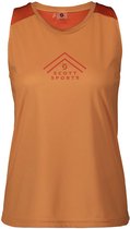 Scott Endurance Tech Mouwloos T-shirt Oranje S Vrouw