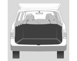 Trixie - Auto Hondendeken - Kofferbak - Zwart - 230X170 cm