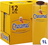 Chocomel Chocolademelk Vol Houdbaar - 12 x 1 liter - Voordeelverpakking