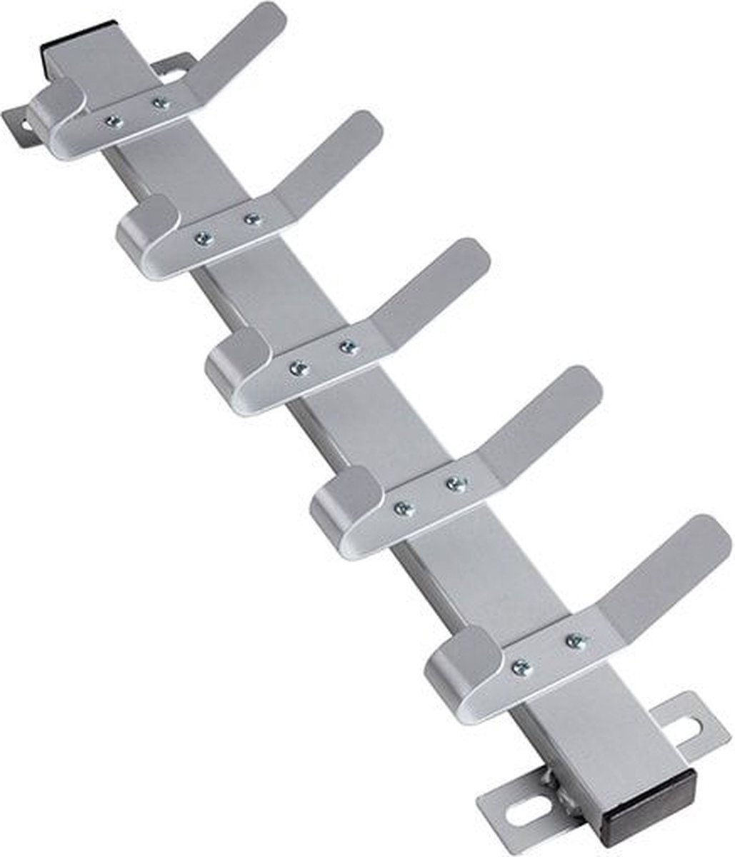 Wandkapstok Basic 50 cm breed 5 jashaken Aluminium