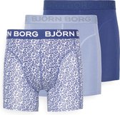 Björn Borg Cotton Stretch boxers - heren boxers normale lengte (3-pack) - multicolor - Maat: XXL