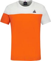 Le Coq Sportif 2320727 Bat N°3 T-shirt Met Korte Mouwen Oranje M Man
