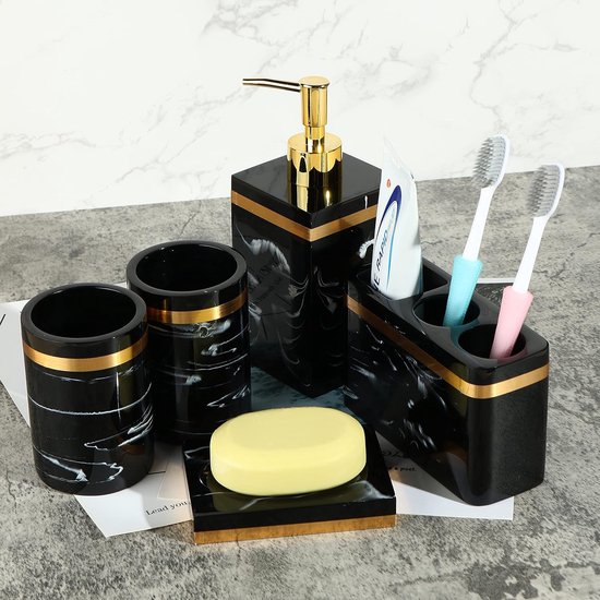 Badkamer Keramische 4-Delige Set Accessoireset Met