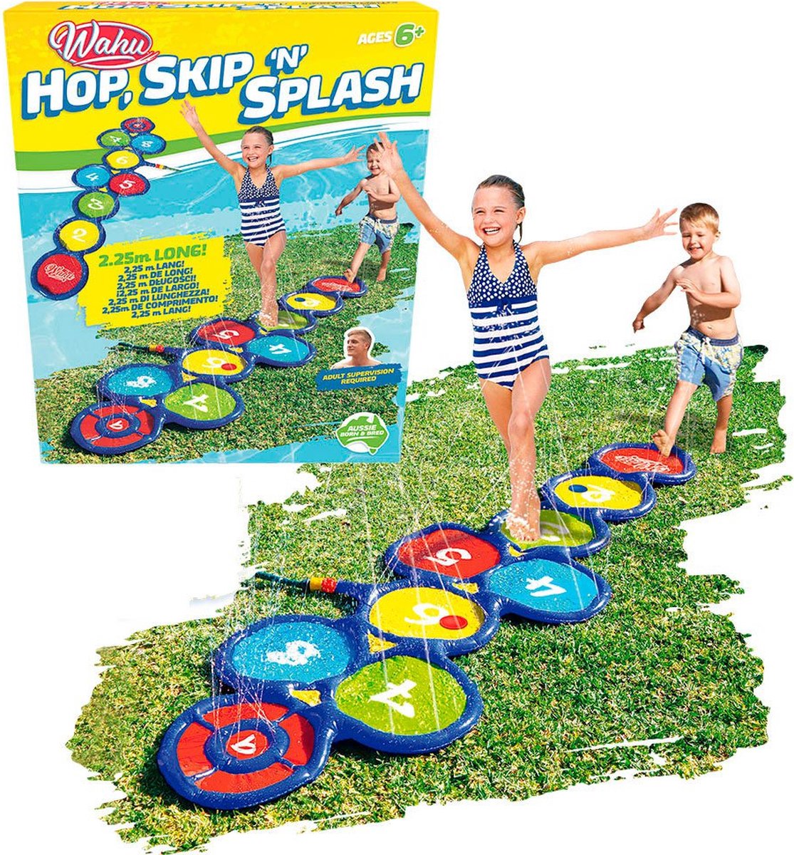 Wahu - Backyard Hop Skip & Splash - Speelgoedwatersproeier - Wahu