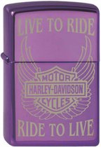 Aansteker Zippo Harley Davidson Live to Ride