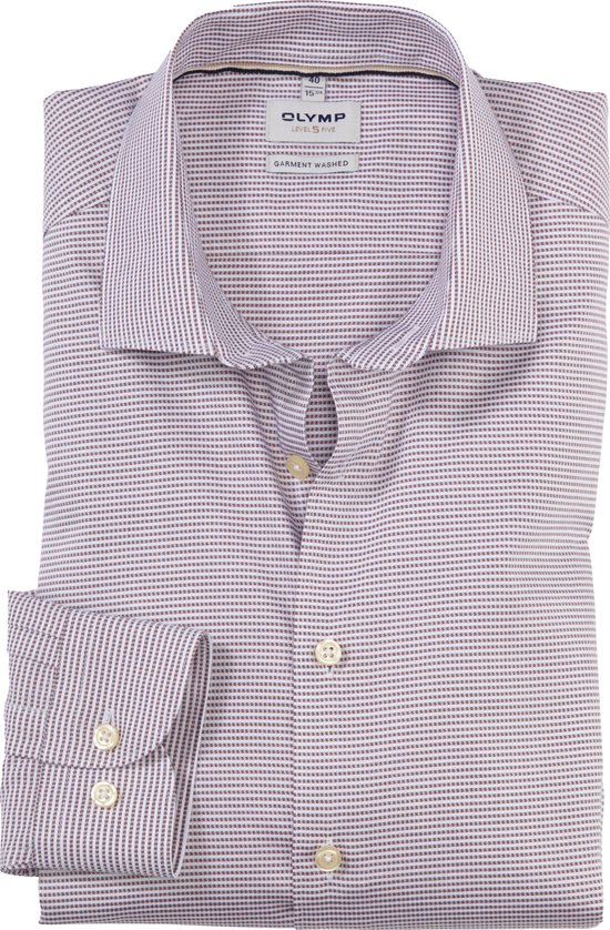 Olymp Uomo Camicia Business Maniche Lunghe Level Five, Body Fit: Il Tuo Alleato Perfetto Per Uno Stile Professionale E Moderno