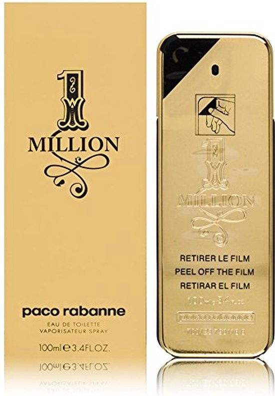 Paco Rabanne 1 Million 100 ml Eau de Toilette - Herenparfum - Paco Rabanne